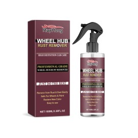 Rayhong Car Cleaning Tool Automobile Wheel Rust Remover Spray Rim Rust Remover Polishing Solution for Clean WheelsSize: 100ml