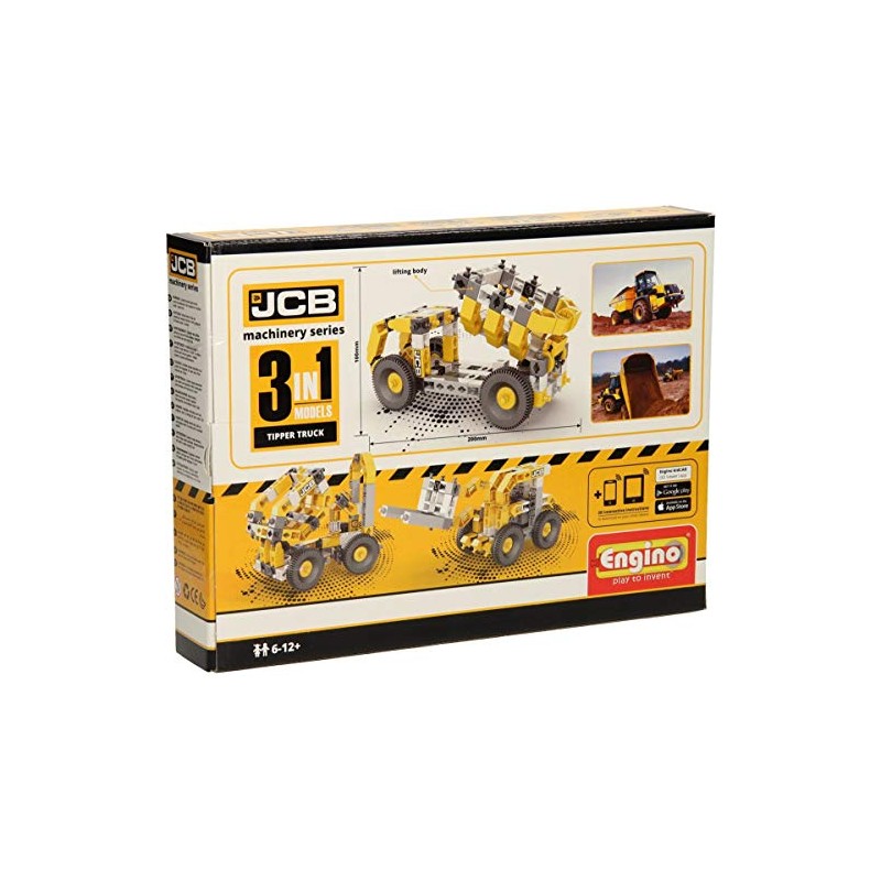 Engino JCB10 Kit de construcción, Multicolor