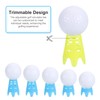 PATIKIL Golf Simulator Tees, 16 Pack Plastic Golf Tees Mat
