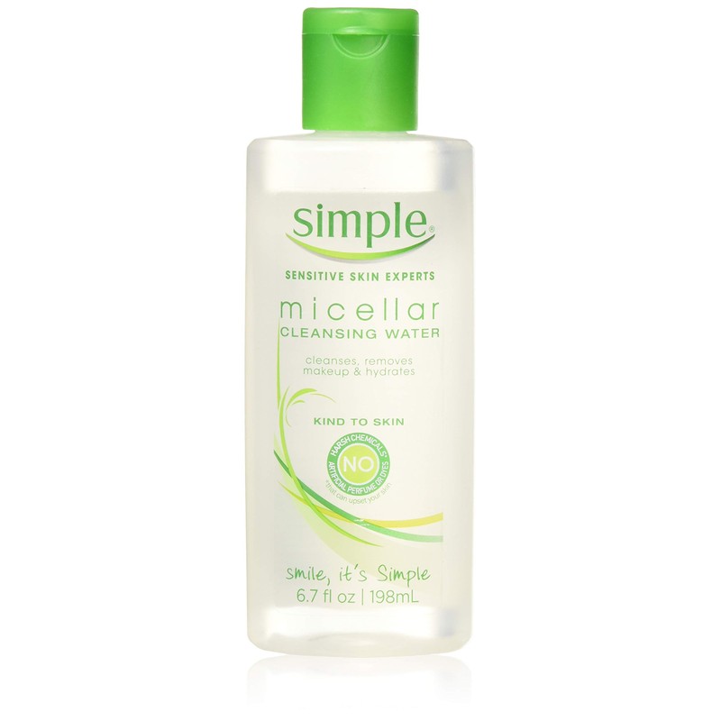 Simple Micellar Cleansing Water, 6.7 Ounce (3 Pack)