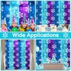 party greeting 2 Pack Winter Snowflake Birthday Party Decorations Tinsel