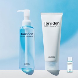 Torridon [2-piece set] Toriden Dive-in Hyaluronic Acid Cleansing Foam 150ml + Cleansing Oil 200ml + / [2종세트] 토리든 다이브인 히알루론산 클렌징 폼 150ml + 클렌징 오일 200ml +