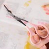 QIANLONG Tijeras Con Peine Para Cejas Depilación Aseo Facial Pestañas