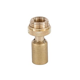 B&P Lamp® Solid Brass Hang Straight Screw Collar Swivel for 11/16 Inch Canopy Holes, Unfinished Brass