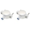 HAJXZH Drain Saddle Valve Clamp 1/4" Quick Connection Water Filters