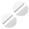 INCREWAY Drawer Pulls Crescent Moon Drawer Handles Aluminum Alloy Half