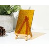 Lanyani 10 Sheets Transparent Stained Glass Sheets, 4x6 inch Colored