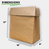 Dano Pre-Cuffed Paper Trash Compactor Bags (50 Pack) | Heavy
