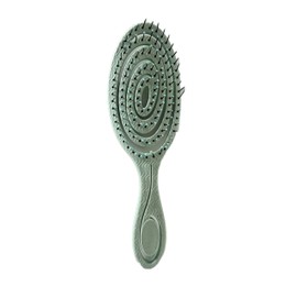 Hair Envy Hair Detangling Brush with Bending Bristles,Unique Spiral Hairbrush,Anti Static Hair Straightening Brush,Comfortable Massage Brush for Women Men Wet and Dry Hair (Pink) (Green)