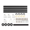SALALIS Tool Trolley Set, Mini 2 Tier Tool Storage Cart