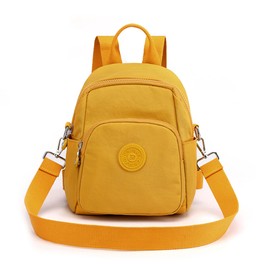kakarin choyx Kawaii Mini Backpack Aesthetic Backpack Cute Small Backpack Japanese Small Backpack Women Simple Small Wallet (Yellow)