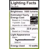 Maxlite E13A19DLED30/G2T LED Light Bulb, 13W A19 Omnidirectional E26 Bulb,