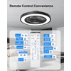 Ceiling Fans with Lights and Remote, 22 Inch Enclosed Bladeless
