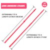 Extra Long Reusable Drinking Straws, 28 Inches(71 cm) Long, 12