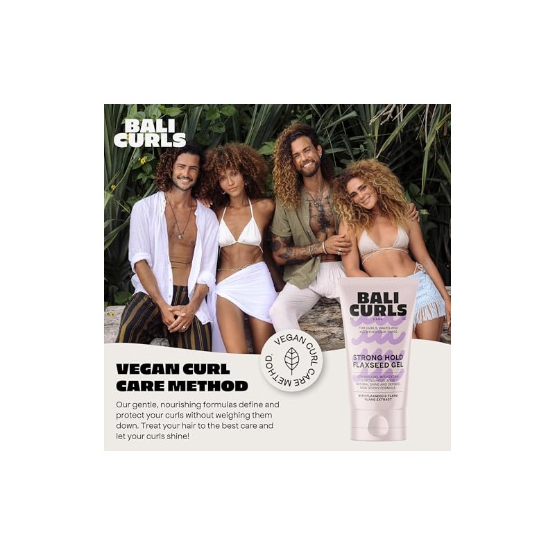 Bali Curls Curl Defining Gel – Lightweight Styling Gel for