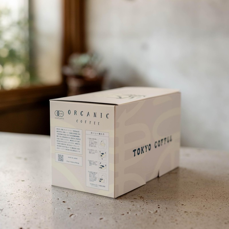 TOKYO COFFEE Original Organic Drip Coffee, Regular Coffee, Drip Pack,