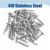 ANCHOREASE #8×5/8″ (350Pcs) 410 Stainless Steel Self Drilling Screws, Truss