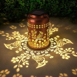 WACLSTDAY Cardinal Solar Lanterns Outdoor Waterproof Garden Decor,Birthday Gifts for Women