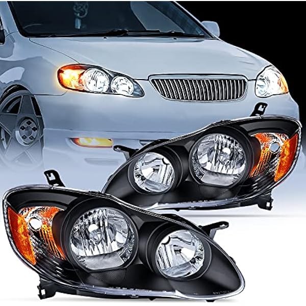 Nilight Headlight Assembly for 2003 2004 2005 2006 2007 2008