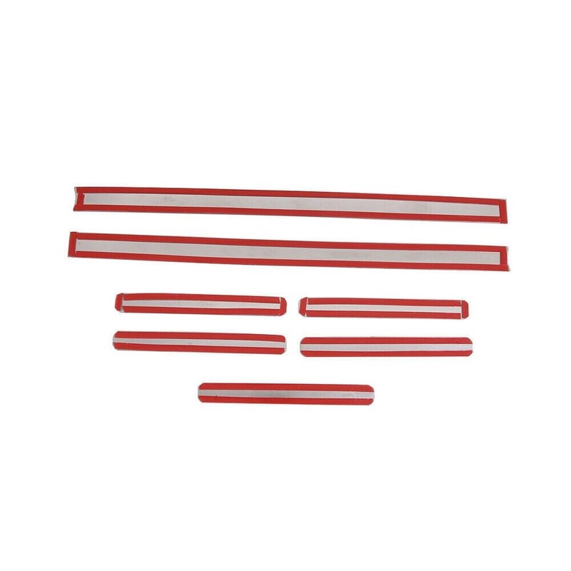 7Pcs Stainless Steel Chrome Front Bumper Grille Cover,Fit forFor-d Maverick