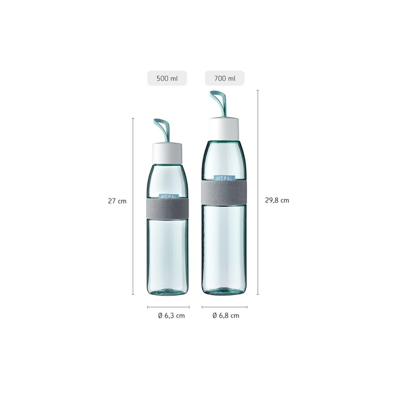 Mepal - Wasserflasche Ellipse Limited Edition - Wiederverwendbare Trinkflasche -