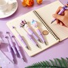 Pandahall 20Pcs Beadable Pens Lilac Plastic Ballpoint Pen Black Ink