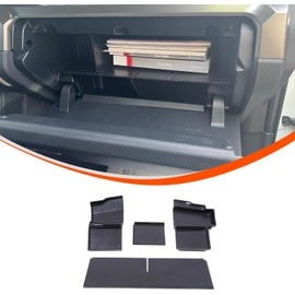 CHEAYAR Organizador de guanteras y consola central compatible con Toyota Tacoma 2024 2025, negro, 5 compartimentos, ABS