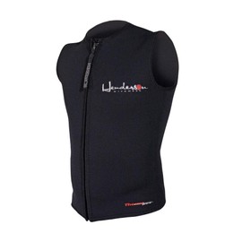 Henderson Men's Premium 3MM Thermoprene Zippered Vest, Black, Small - Diving