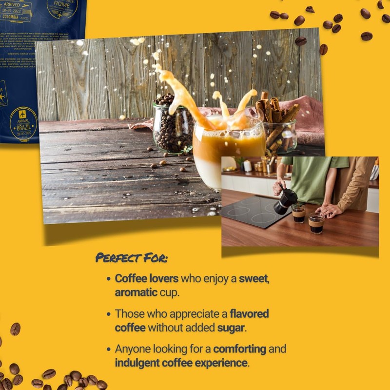 Passport Coffee Cafe Vanilla - Medium roast blend from Colombia