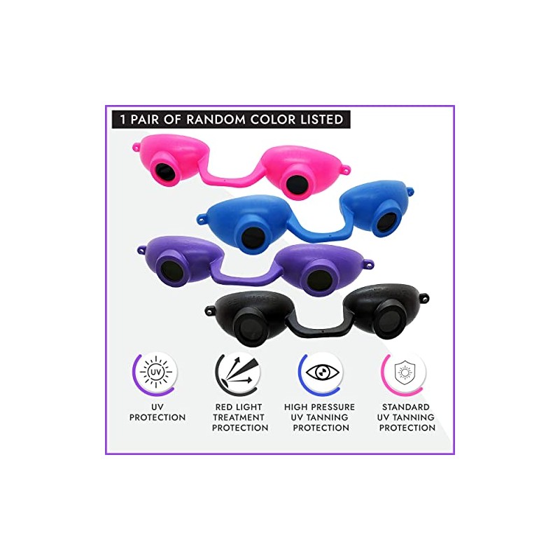 Super Sunnies Evo Flex Flexible Tanning Bed Goggles Eye Protection