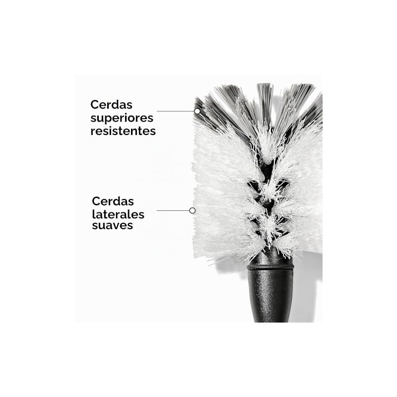 OXO - Cepillo para Polvo para Botella de Acero con