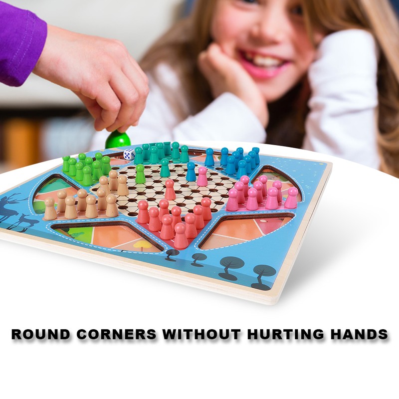 Animal Checker Children Chess Toys Educational MultiFunction Desktop Games Toy(#1