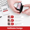 Promot Time Sensitive - Self Inking Rubber Stamp - Ink