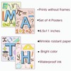 Educational Math Posters for Toddlers Kids Classroom Signs Must Haves