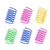 ISMARTEN Pet Wide Colorful Springs Cat Toys Plastic Coil Spiral