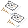 FTVOGUE Motorcycle Carburettor Conversion Kit, 2 Sets Universal Carburettor Repair
