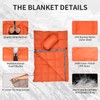 Down Camping Blanket - Lightweight, Packable, Warm & Puffy Outdoor