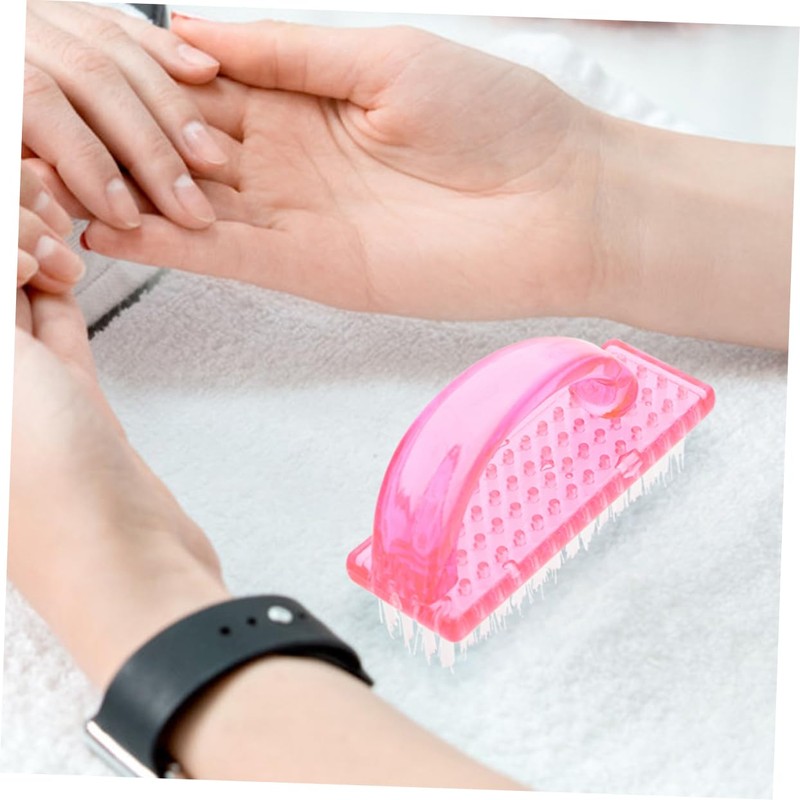 FOMIYES 4pcs Nail Scrub Brush for Fingernails Toenails Cleaning Tools