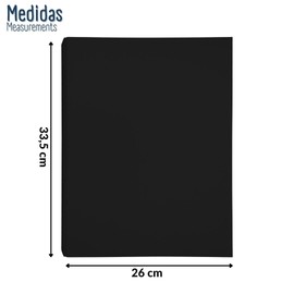 Raylu Paper® - 4 x D Ring Binder 25mm A4 Binder with Rings for Document Storage, A4 Size 33.5cm High x 26cm Wide and 4cm Wide Spine (Black)