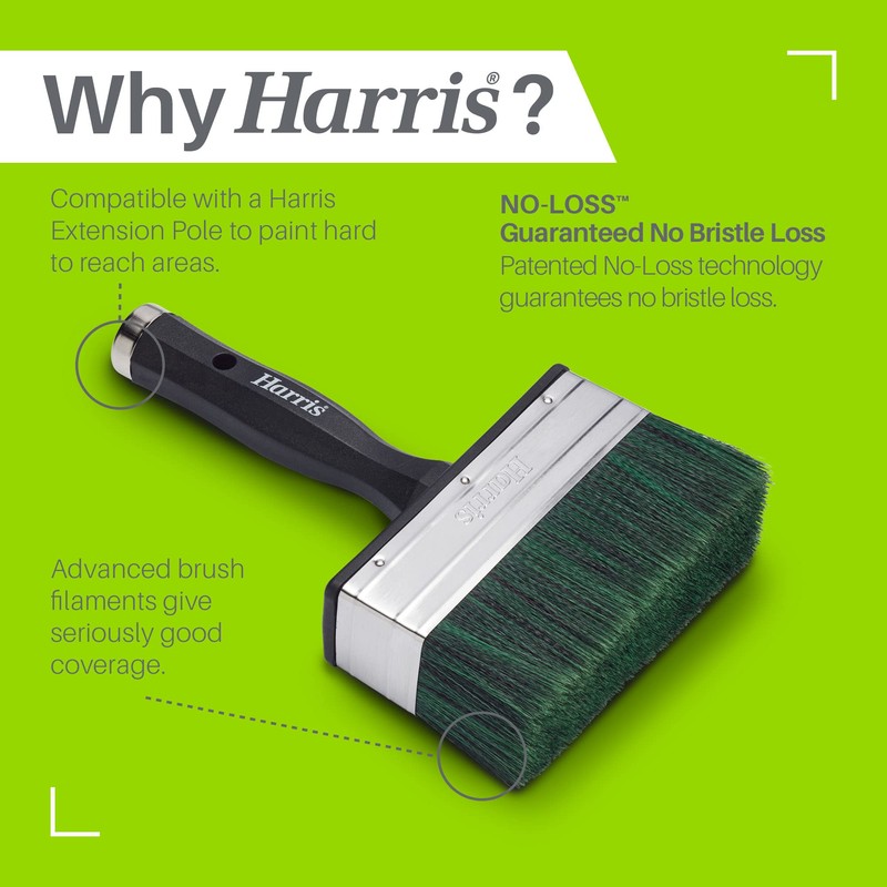 Harris Seriously Good Shed & Fence Woodwork Paint Brush, 5"