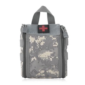 Outdoor Portable Emergency Rescue Medical Bag Mini Tactic Medical Pouch (ACU)
