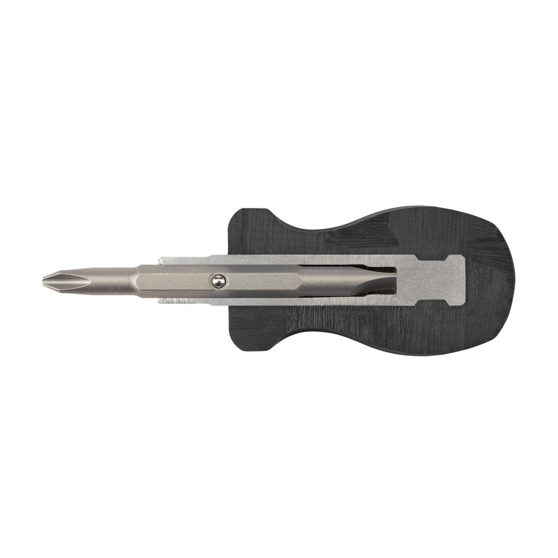 TEKTON 3-in-1 Stubby Phillips/Slotted Multi-Bit Driver (#2 x 1/4 in.,