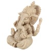 Sandstone Resin Indian Ganesha Elephant God Statue Fengshui Buddha Sculpture