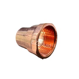 EZ-FLUID Plumbing 1-1/2" C X FIP LF Copper Female Adapter Pressure Copper Fitting,Sweat Solder Connection for Residential,Commercial. (1 Pack)
