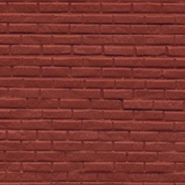 Melody Jane Dolls House Rough Red Brick Sheet Miniature 1:24 Scale Moulded Plastic
