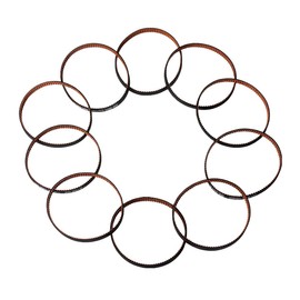 Newwish 10 X 200mm GT2 Timing Belt 6mm Width GT2 Closed Loop Belt 6mm,Pitch 2mm,Upgrade Nylon Tooth Surface Non-Slip Version for 3D Printer,CNC.