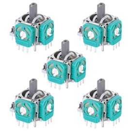 5-Piece Joystick Sensor Module, Game Joystick Sensor Game Controller for One, 3D Analogue Sensor Joystick Rocker Left / Right Thumb Controller