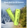 Kruta Ni-MH AA Rechargeable Batteries, Double A 1600mAh High Capacity