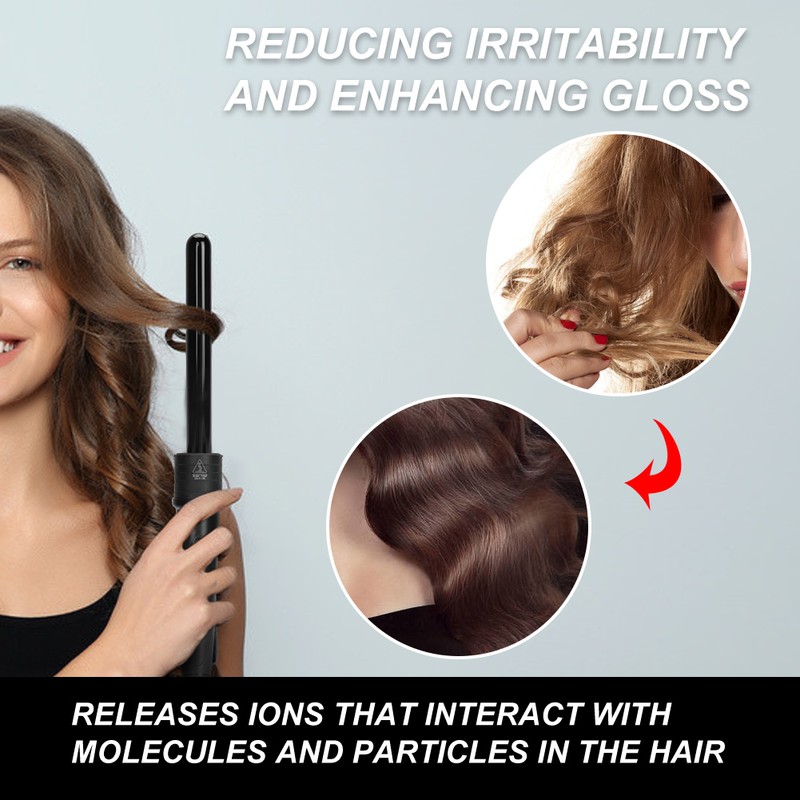 5‑In‑1 Curling Iron LED Adjustable Temperature Hair Styling Curling Iron