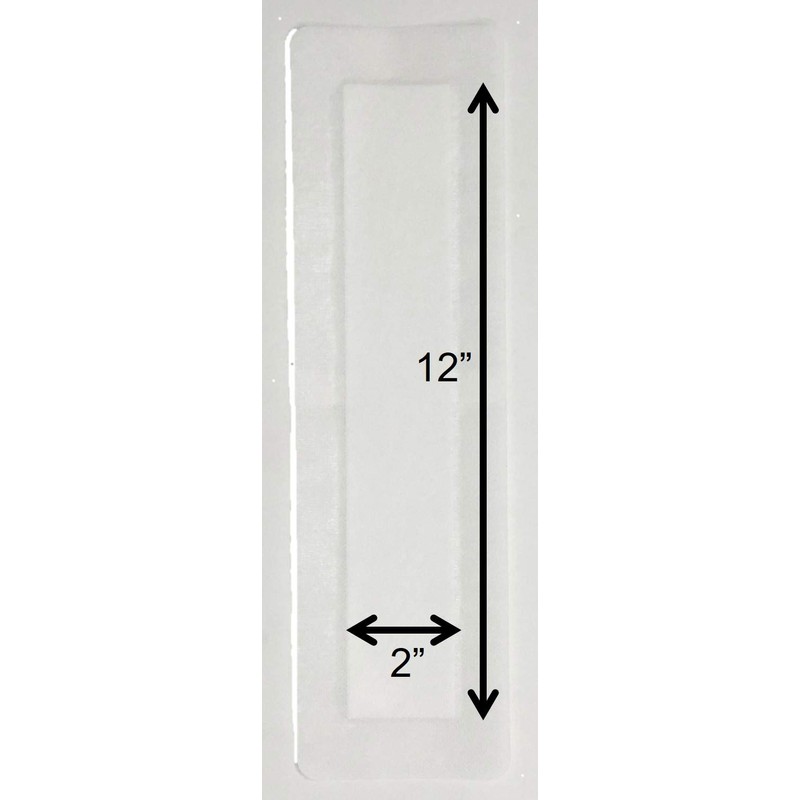 AllaQuix Basic Sterile Gauze Island Dressing 4"x14" Adhesive Border Pads